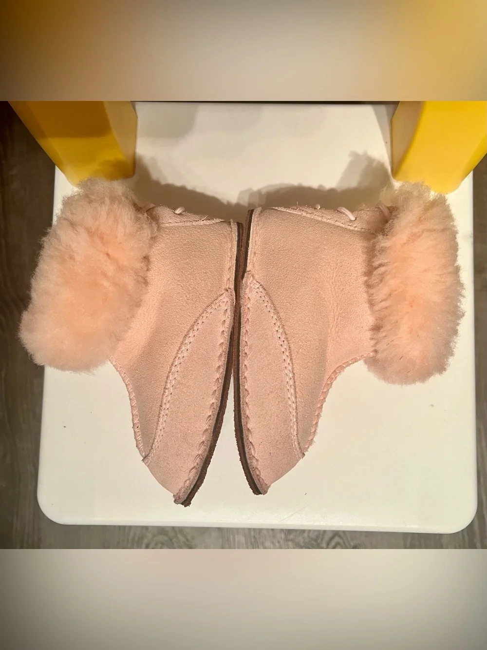 UGG I Boo | Infant/Toddler Pink | Sheepskin Size Medium